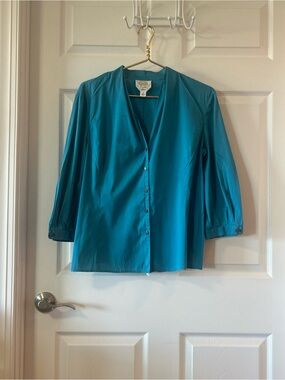 Talbots Classic V-Neck Blouse